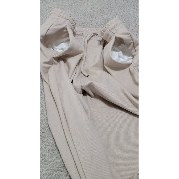 Denim Flower Ricky Singh Women's Beige Drawstring Waist Pull On Pants‎ Size XL - Picture 5 of 8